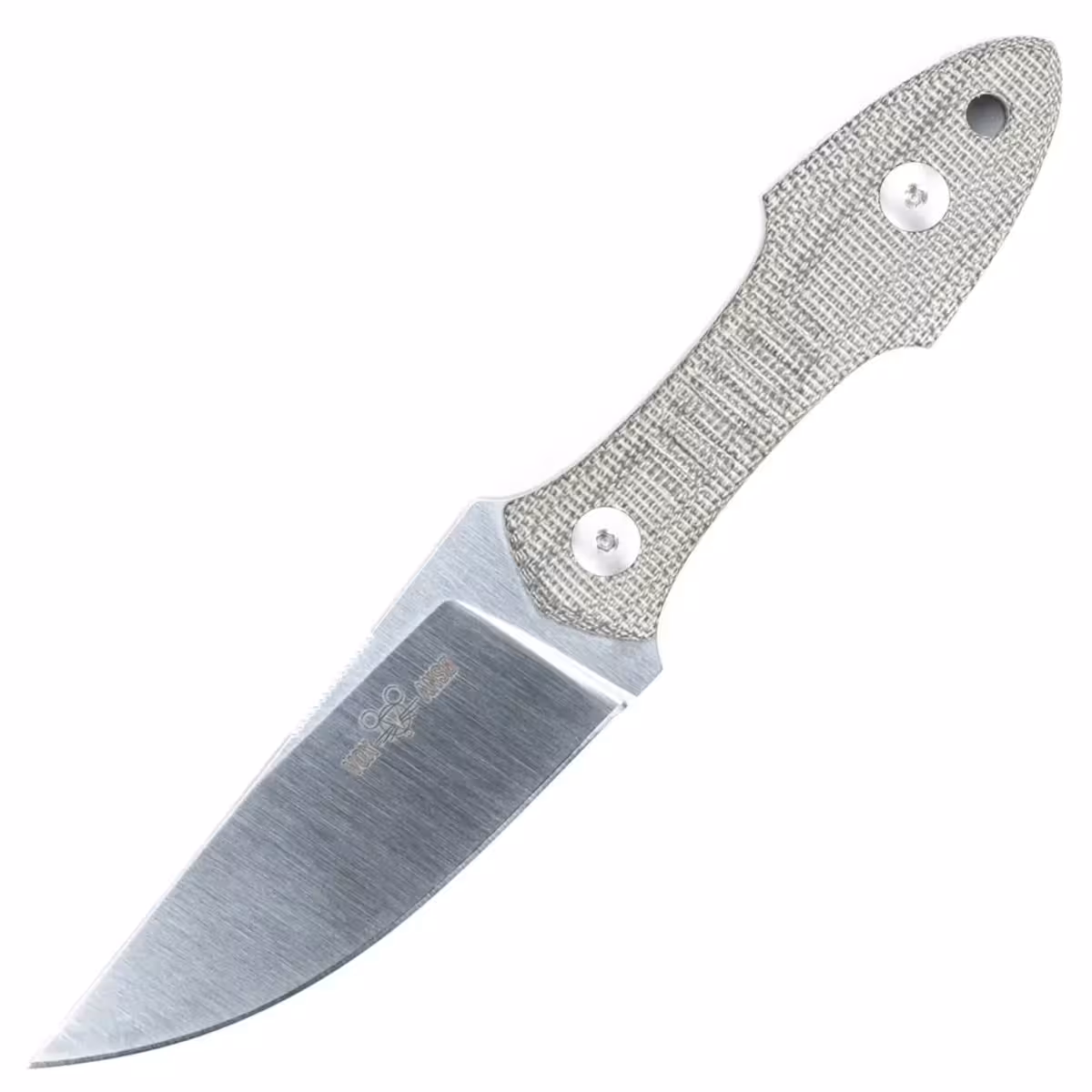 Pevný Nůž GiantMouse GMF3 Green Canvas Micarta