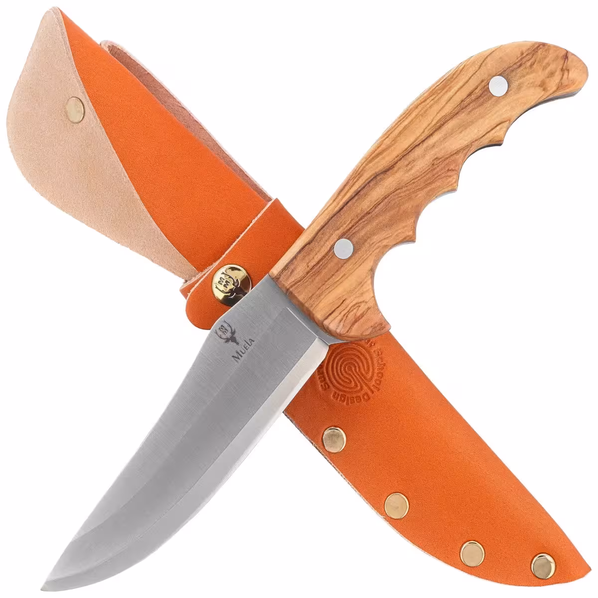 Pevný Nůž Muela Olive Wood Outdoor-12.OL