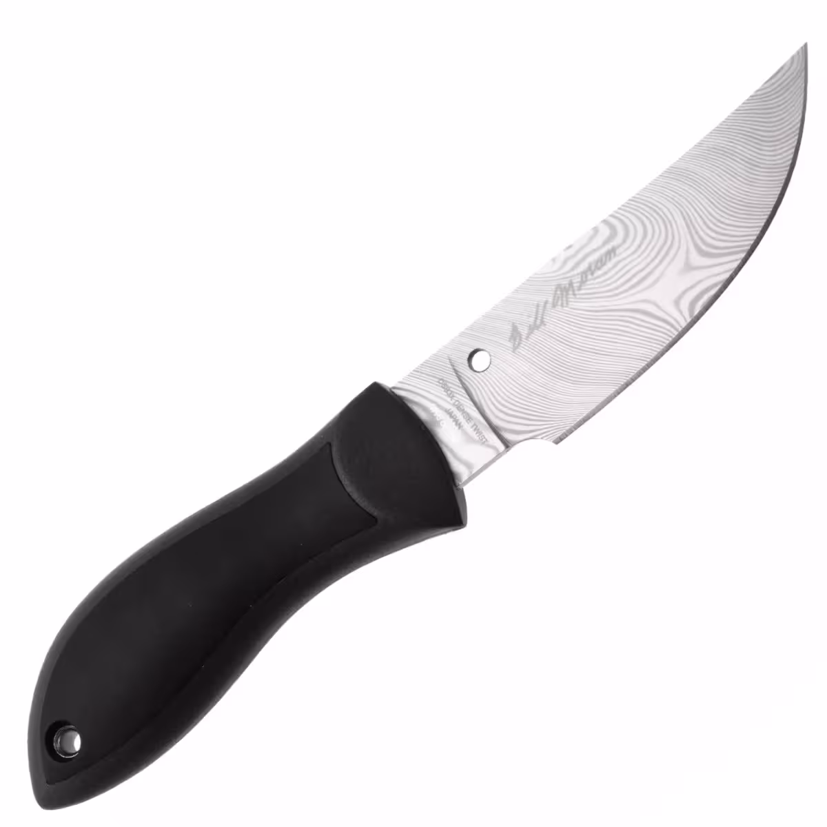 Spyderco-Moran-Upswept-Damasteel-FB01PGYD