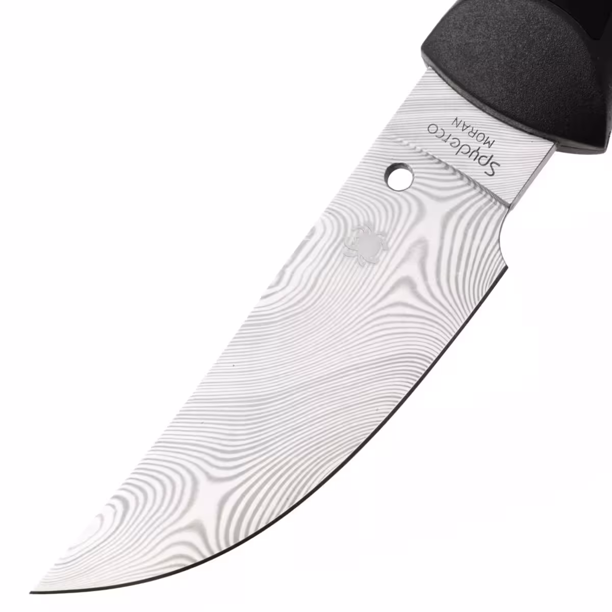 Spyderco-Moran-Upswept-Damasteel-FB01PGYD