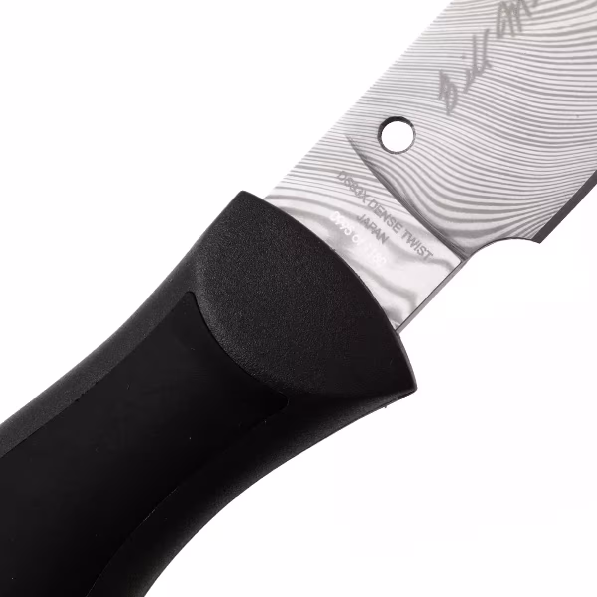 Spyderco-Moran-Upswept-Damasteel-FB01PGYD