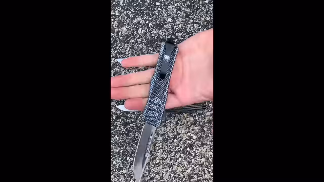 Vystřelovací Nůž CobraTec MEDIUM CTK-1 ZOMBIE GREEN W/ GRAPHITE BLACK