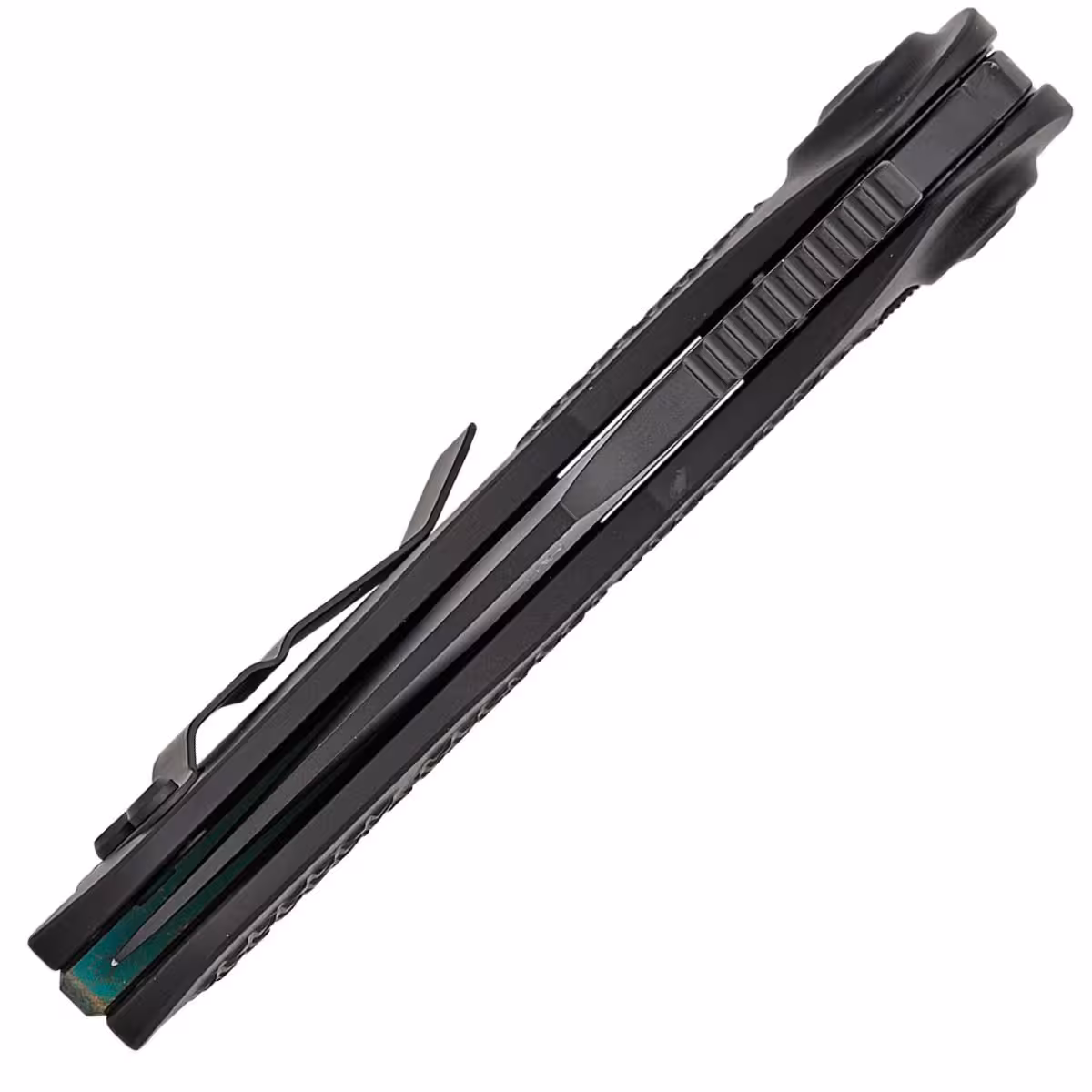 Microtech/Borka-Antique-Green-Titanium-Backspacer-169-1BK-A3TI