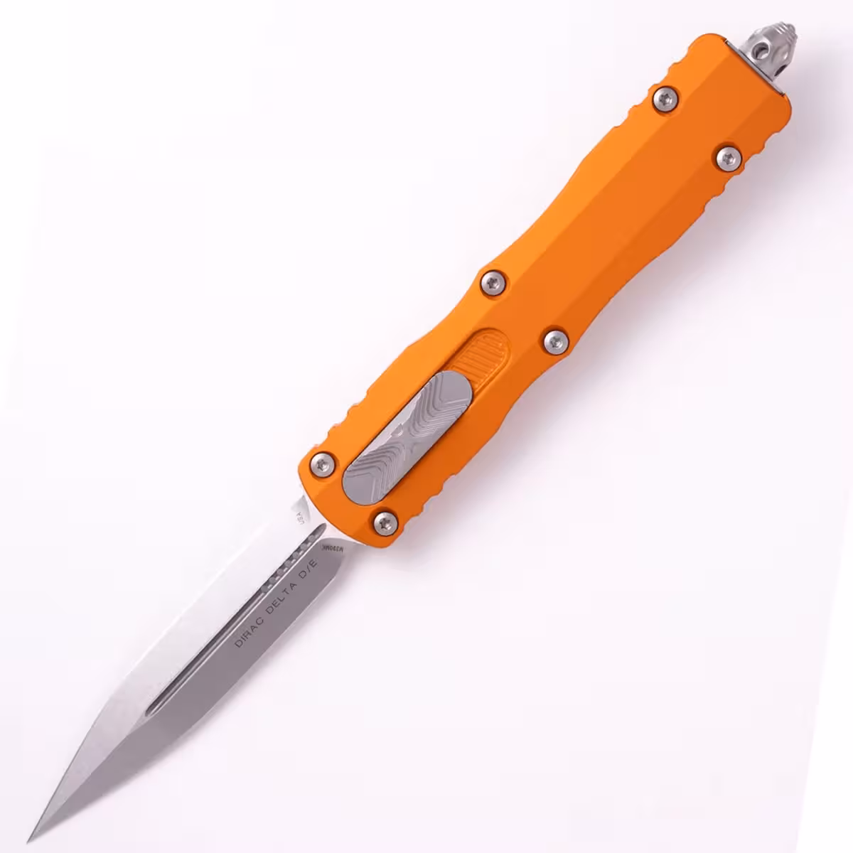 Microtech-DIRAC-DELTA-STONEWASH-TANGERINE-227-10OT