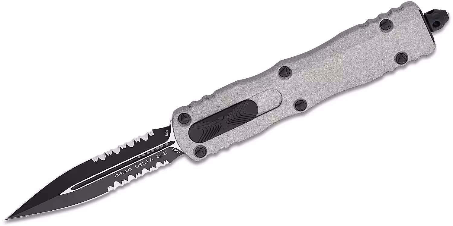 Vystřelovací Nůž Microtech Dirac Delta Titanium Gray 227-2TG