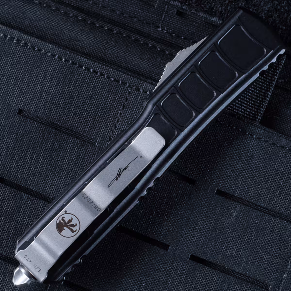 Microtech-Ultratech-II-Stonewash-Black-121II-11S