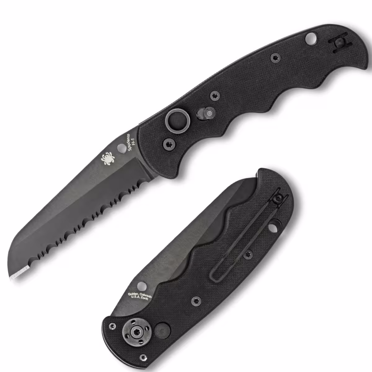 Vystřelovací Nůž Spyderco Autonomy C165GSBBK