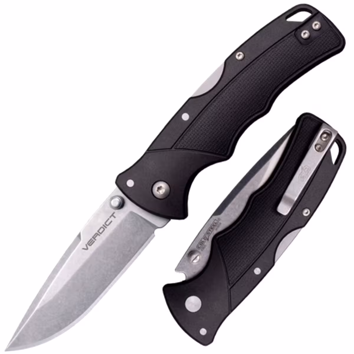 Zavírací Nůž Cold Steel VERDICT SPEAR POINT BLACK