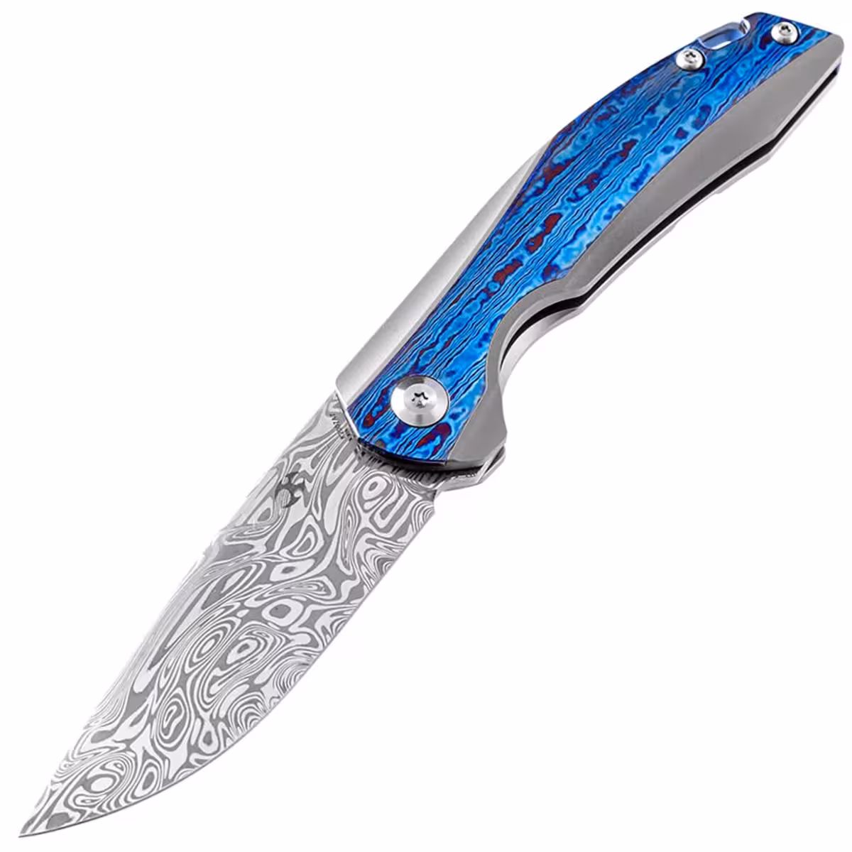 KANSEPT-KNIVES-MINI-ACCIPITER-DAMASTEEL-TITANIUM-K2007A7