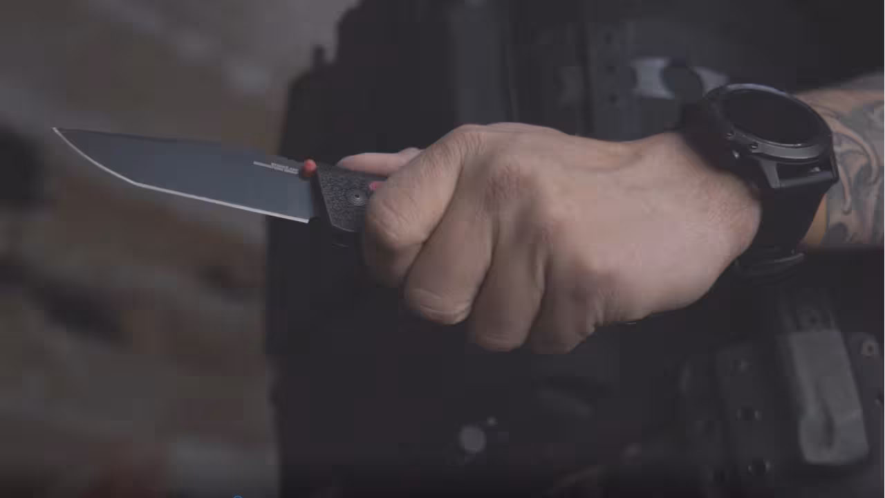 Zavírací Nůž SOG TRIDENT AT OD SERRATED