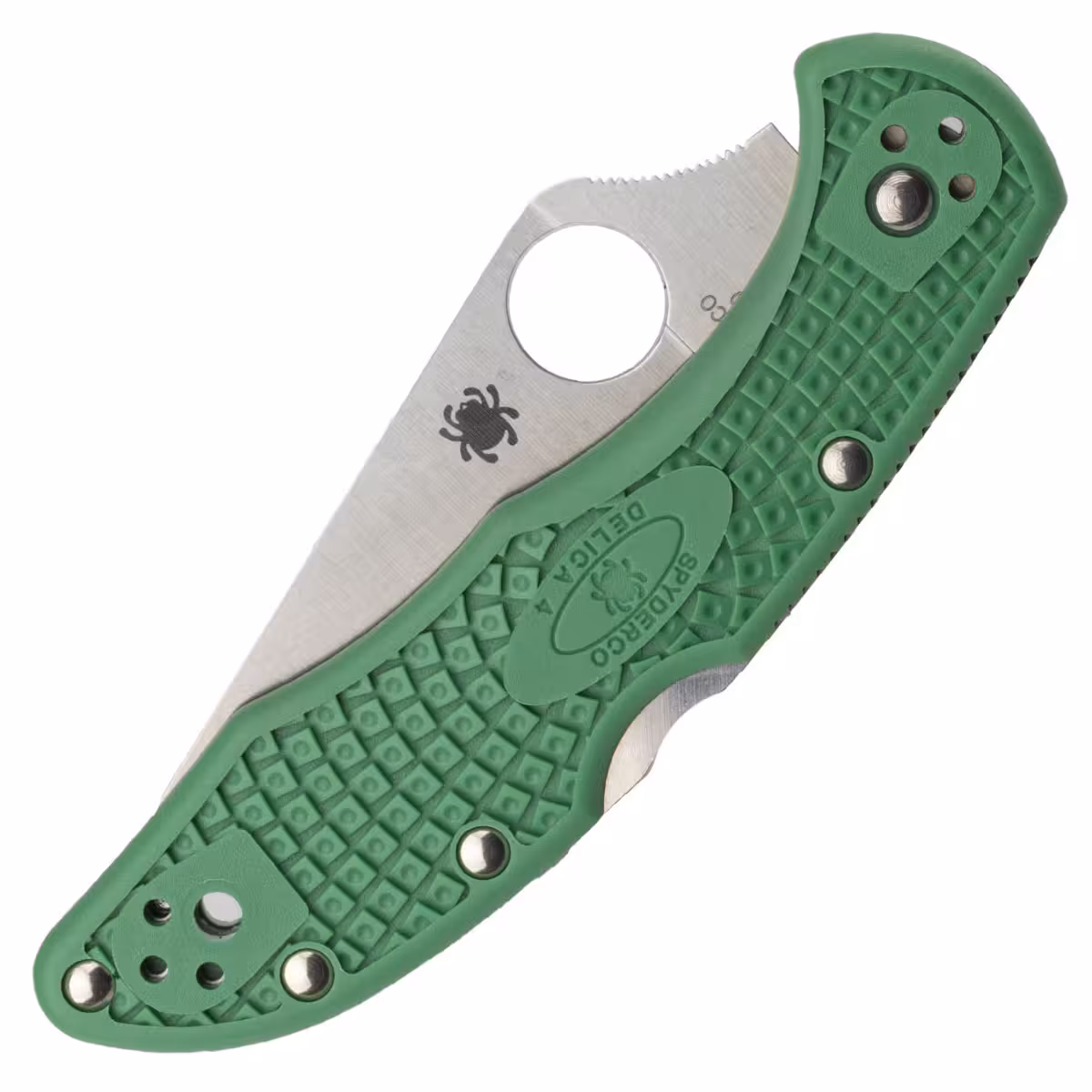 Zavírací Nůž Spyderco Delica 4 FRN Green Flat Ground C11FPGR
