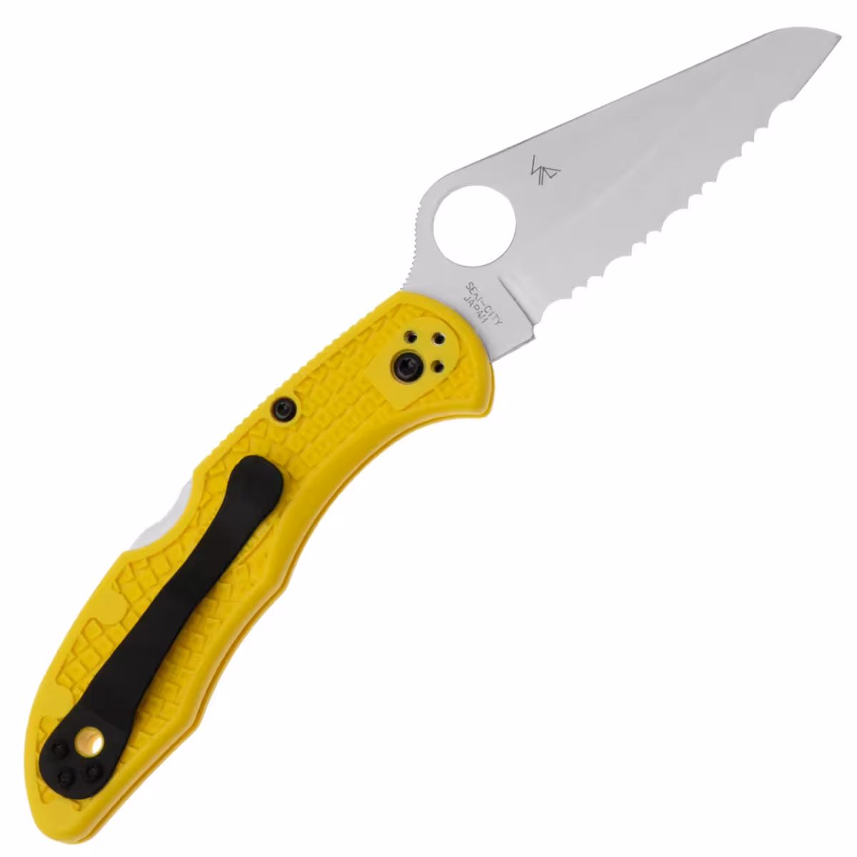 Zavírací Nůž Spyderco Salt 2 Serrated Yellow C88SYL2