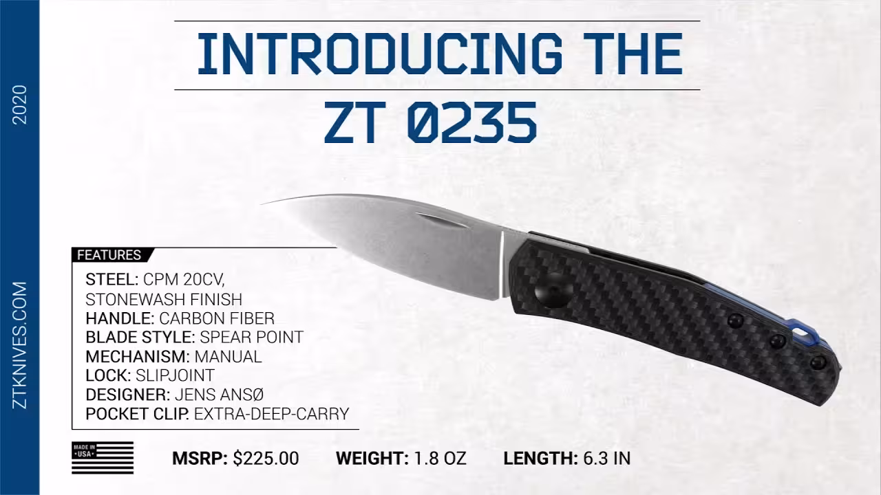 Zavírací Nůž Zero Tolerance 0235