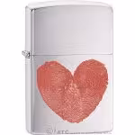 Zippo benzínový HEART THUMBPRINTS