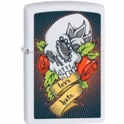 Zippo benzínový Skull Tattoo