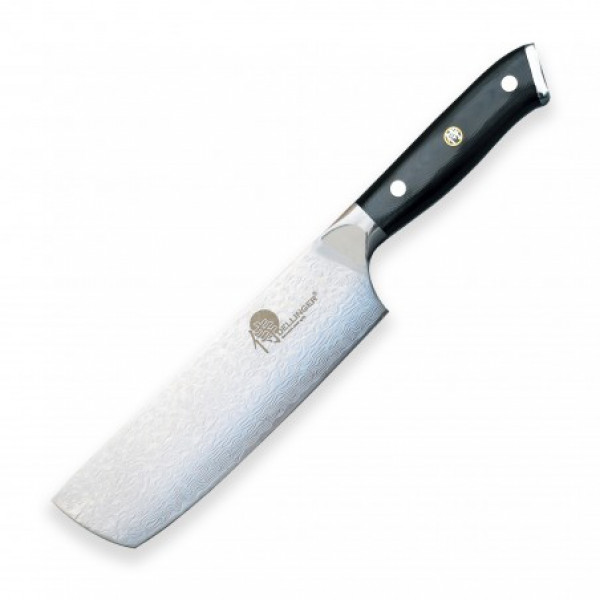 nůž Nakiri 7" (165mm) Dellinger Samurai Professional Damascus vg-10