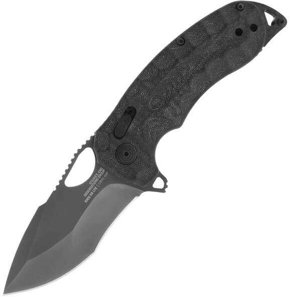 Couteau de fermeture SOG KIKU XR LTE BLACKOUT MICARTA CARBON