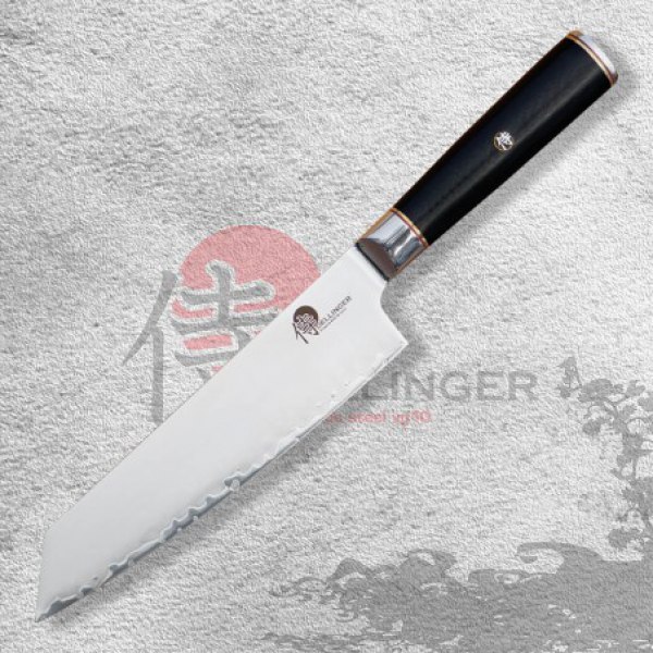 Japonský kuchařský nůž Kiritsuke Chef 8" (200mm) Dellinger Okami 3 layers AUS10