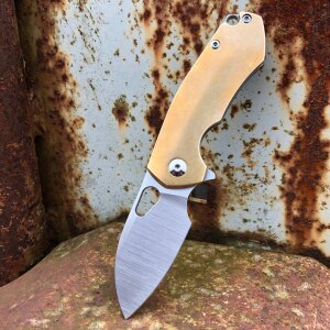 Couteau de fermeture GiantMouse ACE RIV - LAITON