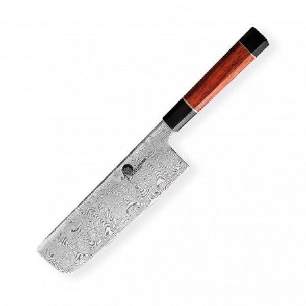 BAZAR !!! nůž na zeleninu Nakiri 180 mm - Dellinger Octagonal Full Damascus