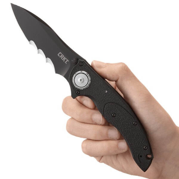 CRKT-LINCHPIN-BLACK-WITH-VEFF-SERRATIONS-5406K