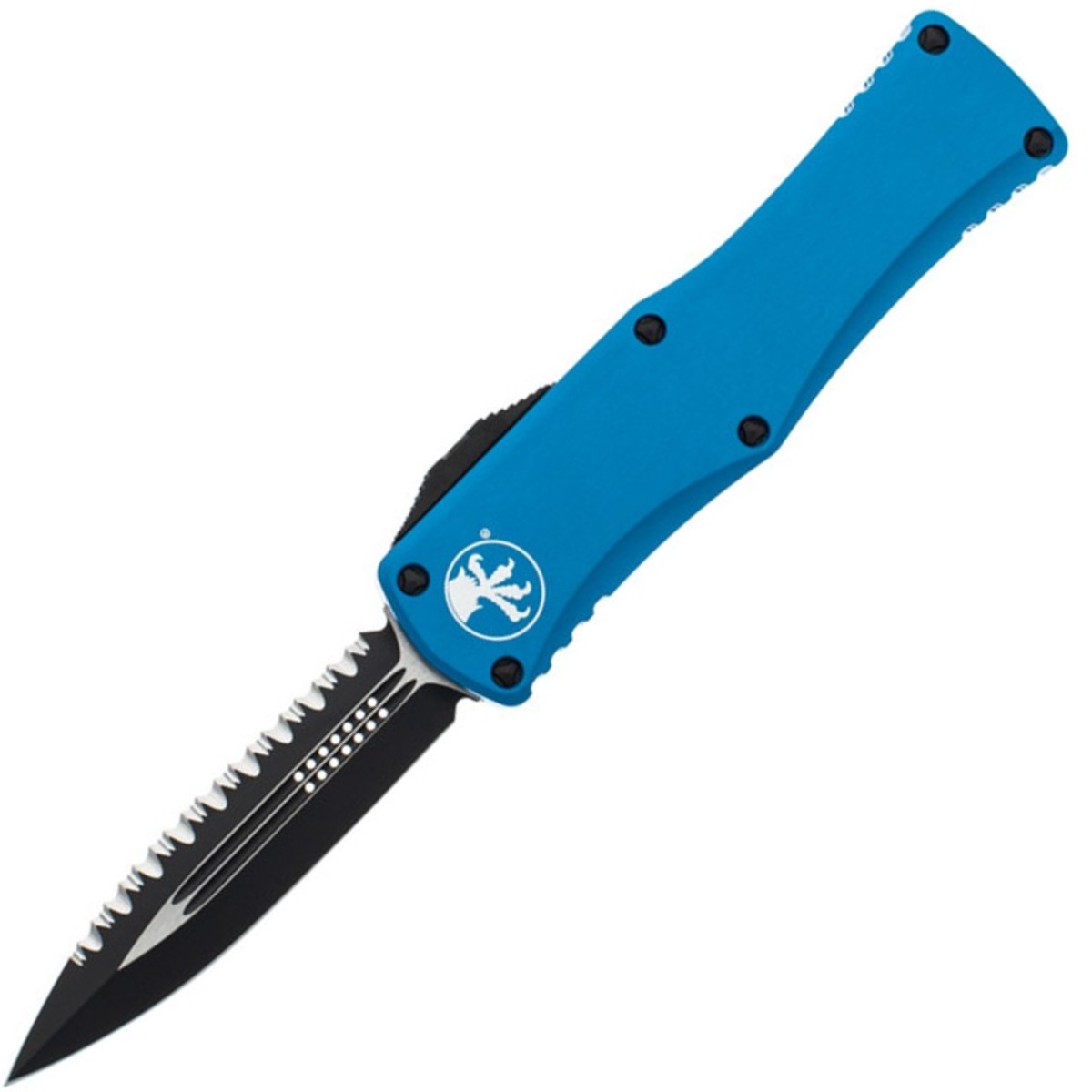 Microtech-Hera-D/E-Blue-Handle-Black-Blade-702-3BL