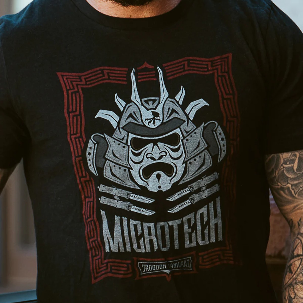 MICROTECH-TROODON-SAMURAI-UNISEX-CREW-NECK-T-SHIRT