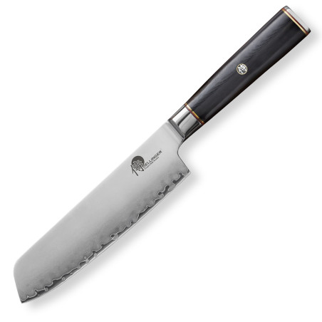 Japonský kuchařský nůž na zeleninu Nakiri 170 mm Dellinger Okami 3 layers AUS10