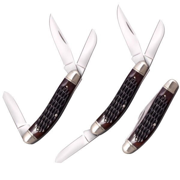 Couteau pliant Cold Steel GENTLEMAN'S STOCKMAN JIGGED BONE