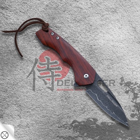 nůž zavírací Dellinger KINOKO Black Coating VG-10 Damascus