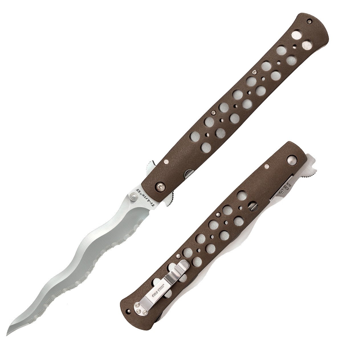Coltello chiudibile Cold Steel ZYTEL MANIGLIA TI-LITE 6" KRIS BLADE