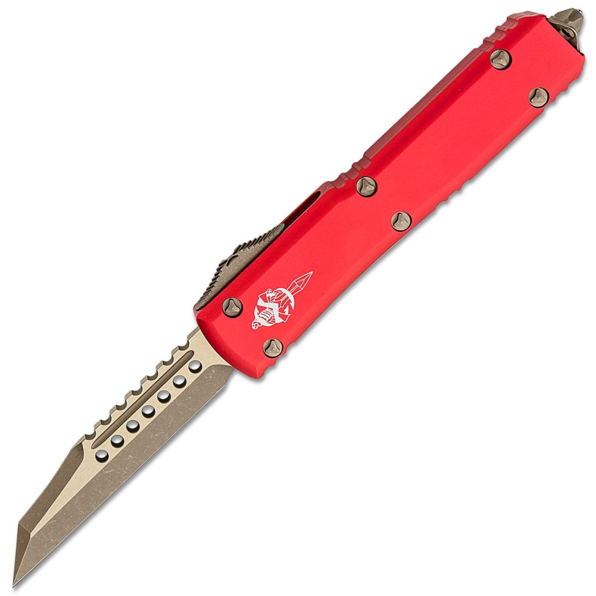 Nóż Strzelecki Microtech Ultratech Signature Warhound Bronze Apocalyptic 119W-13APRDS