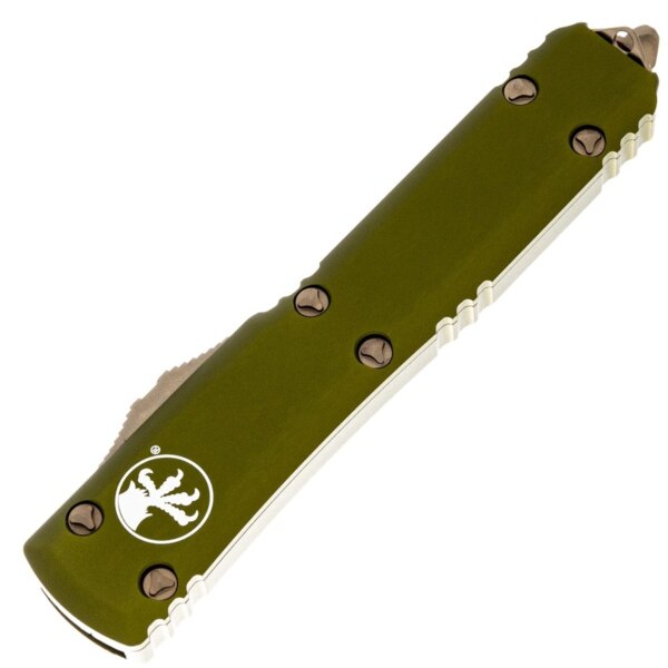 Microtech-121-13OD-Ultratech-OD-Green-Handle-Bronze-Blade