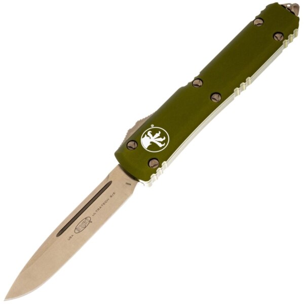 Microtech-121-13OD-Ultratech-OD-Green-Handle-Bronze-Blade