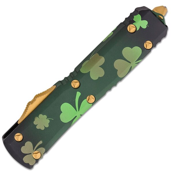 Microtech-Ultratech-Signature-Series-Shamrock-Pattern-121-2SPDS