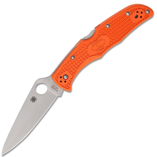 Spyderco-Endura-Flat-Ground-Orange-C10FPOR