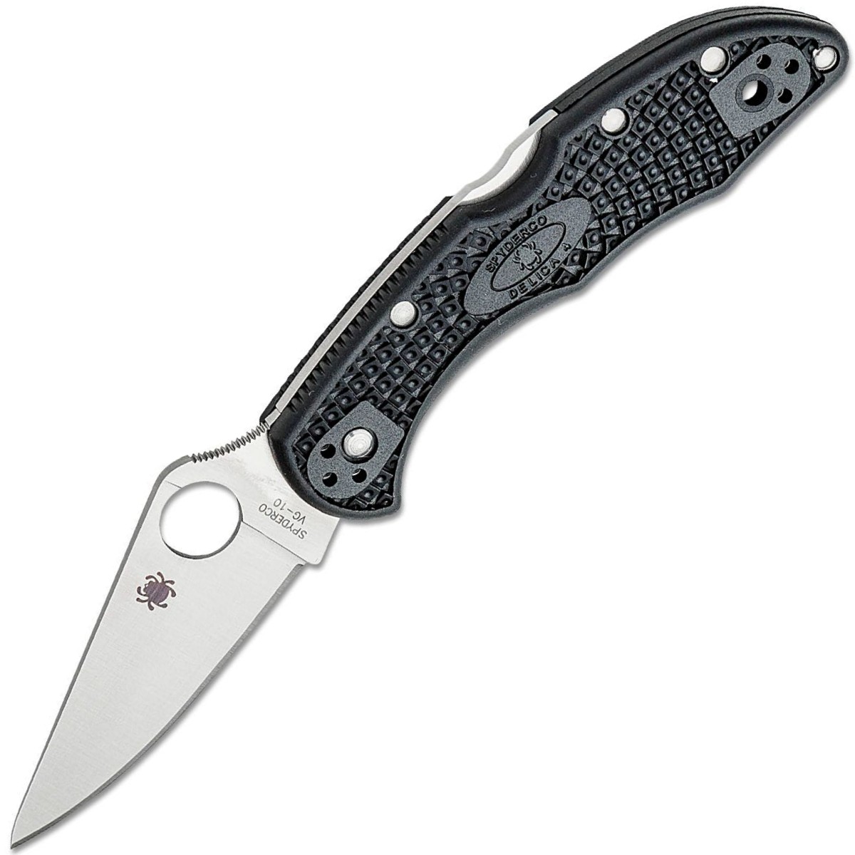 Spyderco-Delica-4-Flat-Ground-C11FPBK