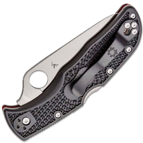 Spyderco-Endela-Lightweight-Thin-Red-Line-C243FPSBKRD