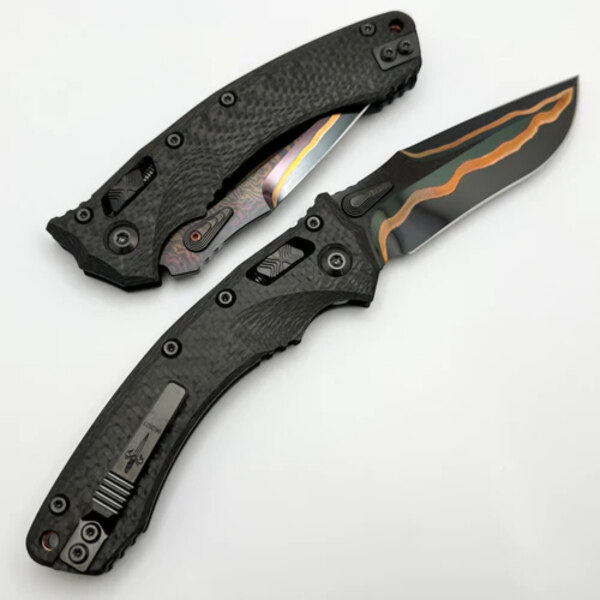 Marfione-Amphibian-Hot-Blued-Tiger-Mai-Baker-Forge-Damascus