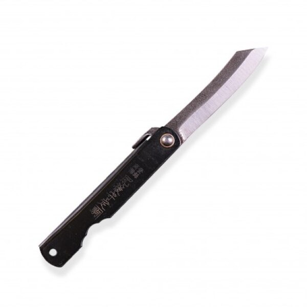 japonský nůž HIGONOKAMI "M" full steak - black