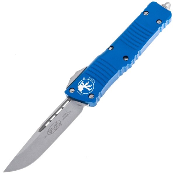 Microtech-Combat-Troodon-Stonewashed-143-10BL