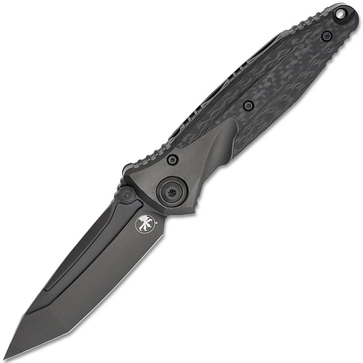 Couteau de fermeture Microtech Socom Bravo Titanium Carbon 261-1DLCTCFTI