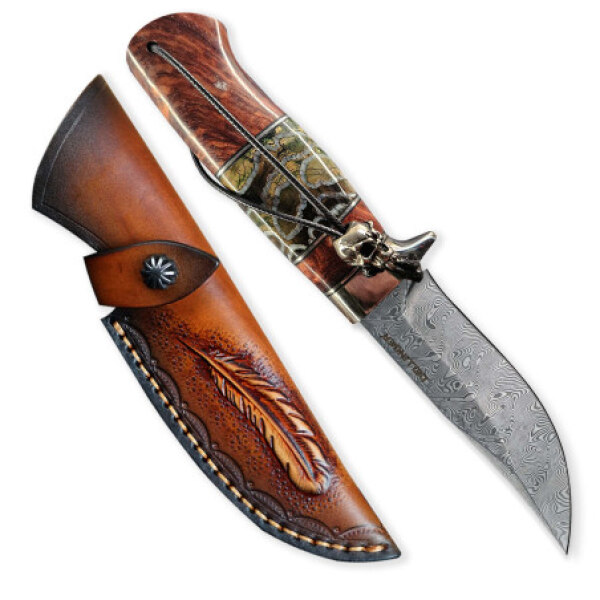 nůž lovecký Dellinger Waldmann Full Damascus Nr.2