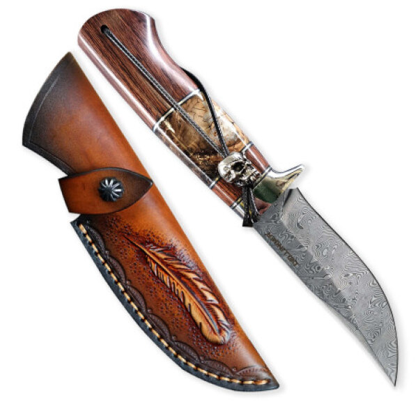 nůž lovecký Dellinger Waldmann Full Damascus Nr.6