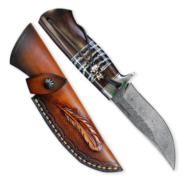 nůž lovecký Dellinger Waldmann Full Damascus Nr.16