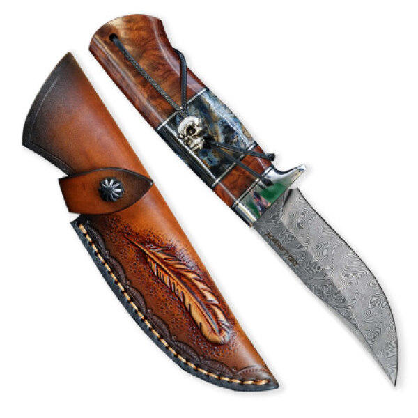 nůž lovecký Dellinger Waldmann Full Damascus Nr.18