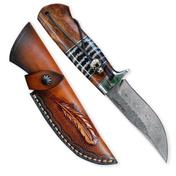 nůž lovecký Dellinger Waldmann Full Damascus Nr.19