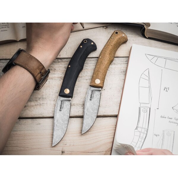 Kapesní nůž Boxer EDC Brown - Image 3
