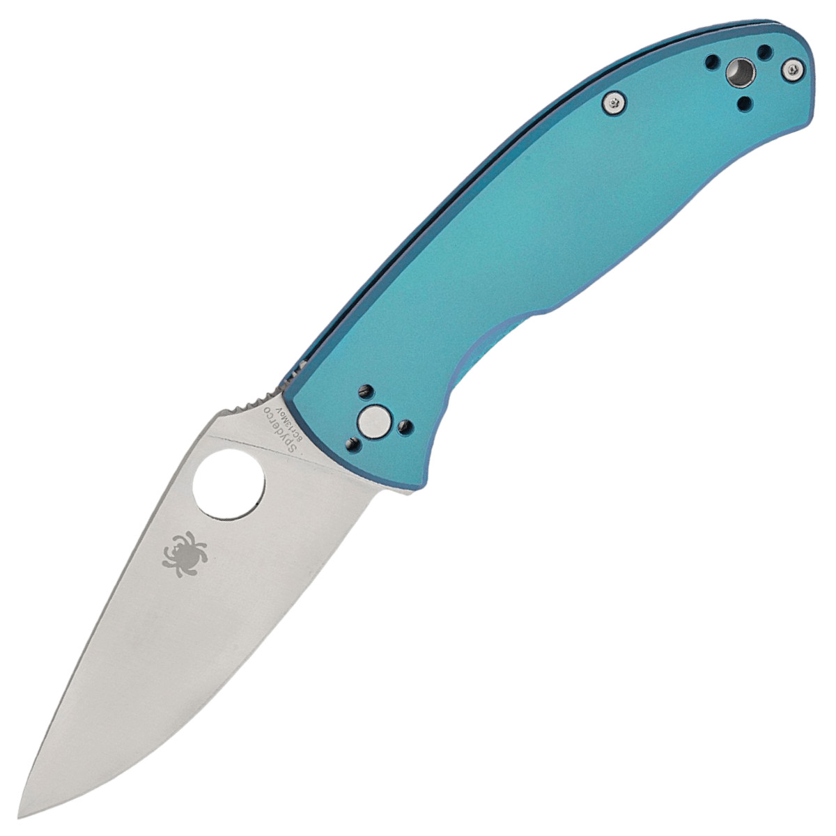 Spyderco-C122TIBLP-TENACIOUS-BLUE-TI-PLAINEDGE