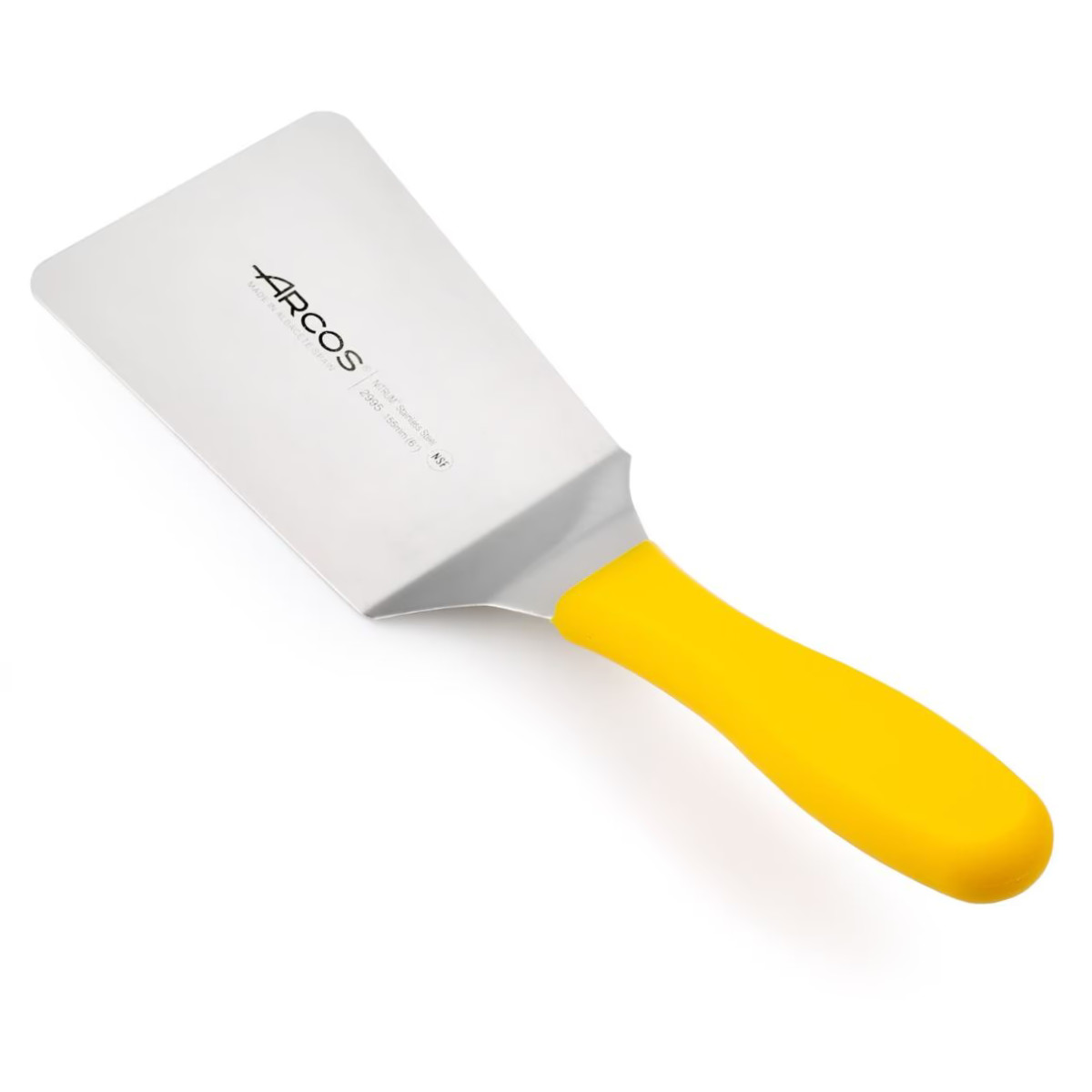 Arcos-Espátula-Serie-2900-Color-Amarillo-155x90mm